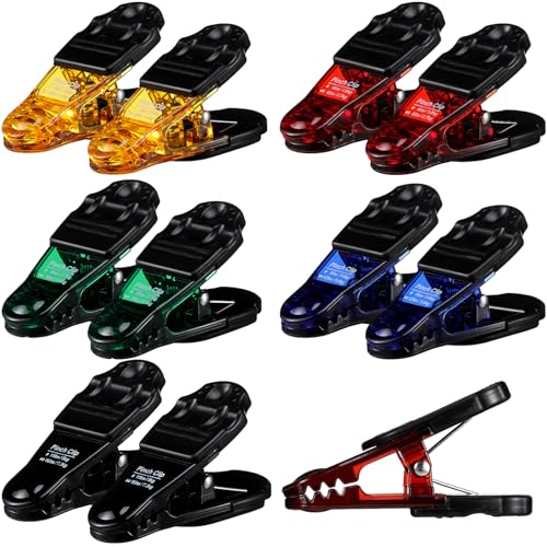 Shappy 10 Pcs Graded Pinch Exerciser Finger Grip Trainer, 5 Colors