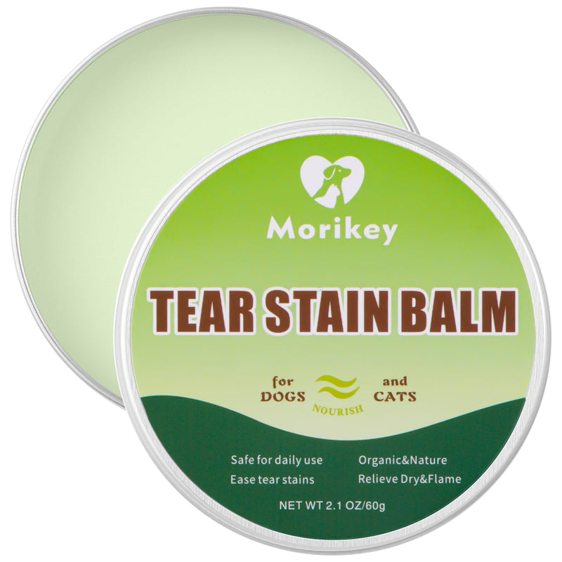 Pet Tear Stain Remove Balm,2.1oz 100% Organic & Natural Planted Balm Soother & Moisturizer Eye Care for Dogs and Cats,Relief Eye Area Dry, Tear Stain,Gentle and Non-Irritation - BeesActive Australia