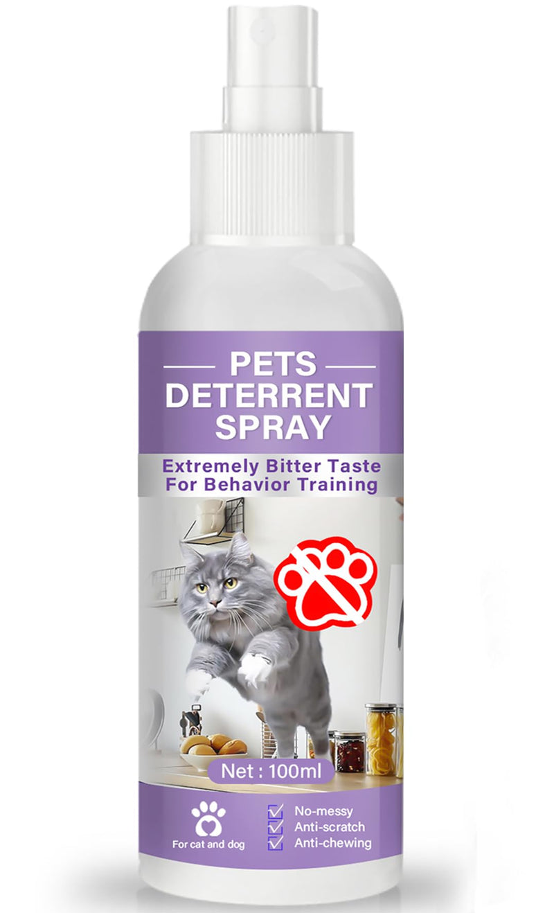 Cat Deterrent Outdoor&Indoor, Cat Deterrent Spray, Cat Repellent Outdoor to Keep Cats Away, Cat Repellent Spray for Furniture, Prevent Scratching, Digging&Biting, Nontoxic purple - BeesActive Australia