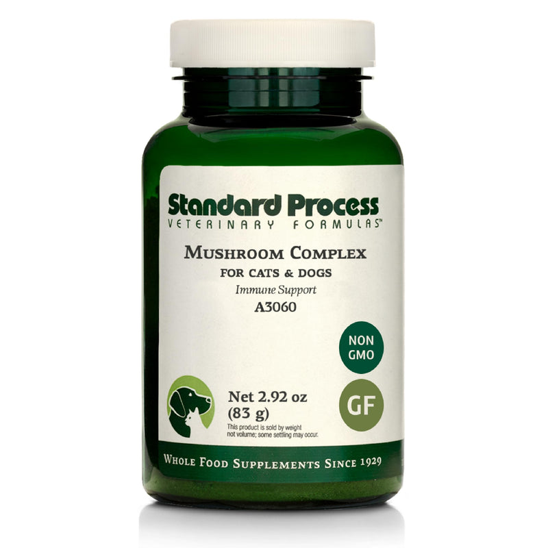 Standard Process Mushroom Complex for Dogs & Cats - Immune Support Supplement with Bovine Colostrum - Lion's Mane Extract Powder for Dog & Cat Immune Support - Essential Aid for Pet Health - 2.92 oz - PawsPlanet Australia