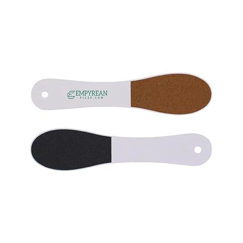 Empyrean Foot Callus Remover File, Dual Grit 80/100, Made in USA, Washable Reusable Foot Scraper for Hard Skin and Cracked Heels