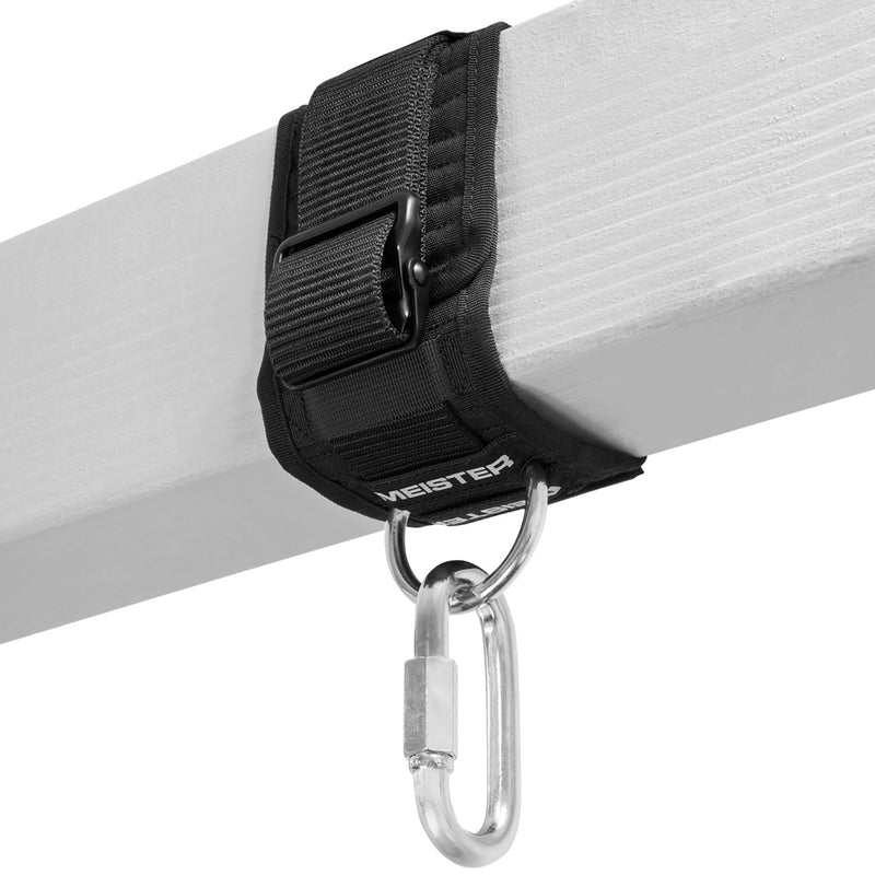 Meister Beam Wrap Mount Kit w/Carabiner for Hanging Boxing & MMA Heavy Bags Beam Wrap w/ Carabiner