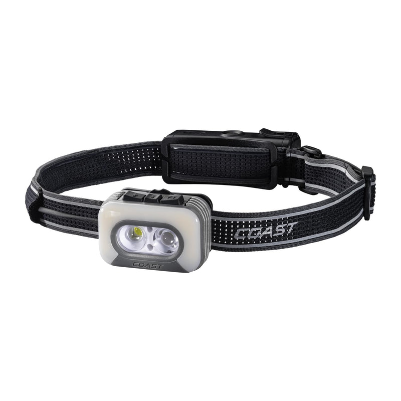 Coast RL35R Voice-Controlled 1100 Lumen Rechargeable LED Headlamp with ARC280™ Lighting, 4 Color Modes, Rear-Facing Safety Signal, Variable Light Control and USB-C Charge Port - BeesActive Australia