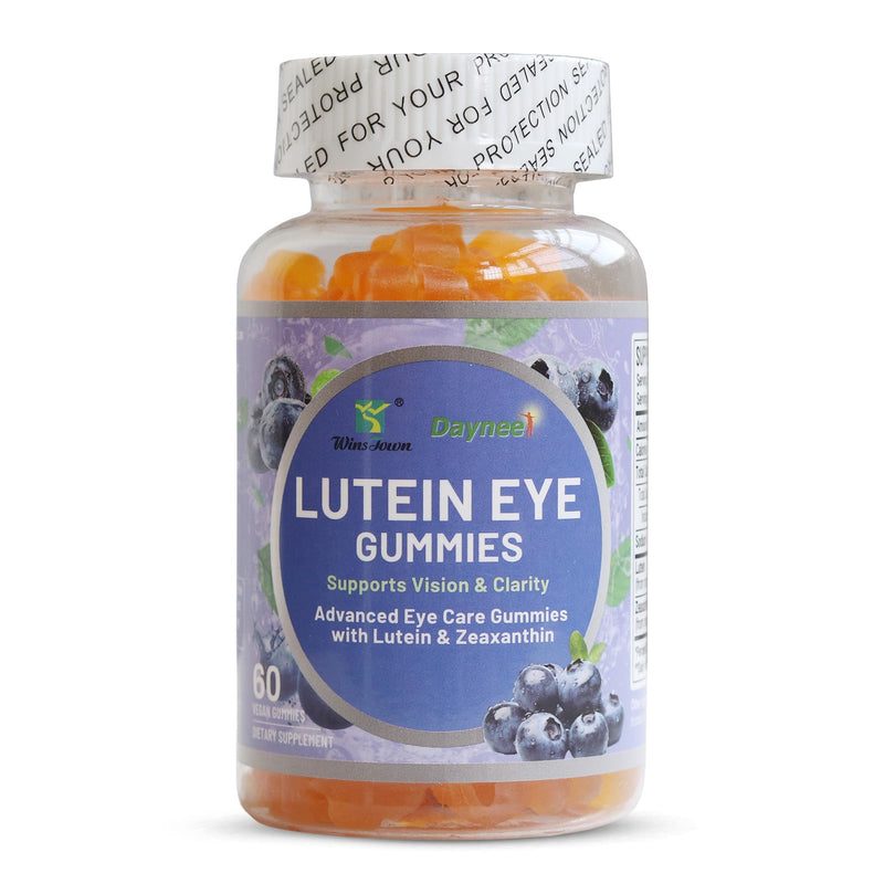 Lutein Eye Gummies, Eye Care Supplements for Adults, 60 Ct | With Lutein 20mg & Zeaxanthin 4mg, Supports Vision & Clarity, Vegan, Blueberry Flavored