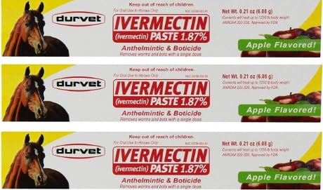 Ivermectin (ivermectin paste) wormer paste 6.08g 3 pack - BeesActive Australia