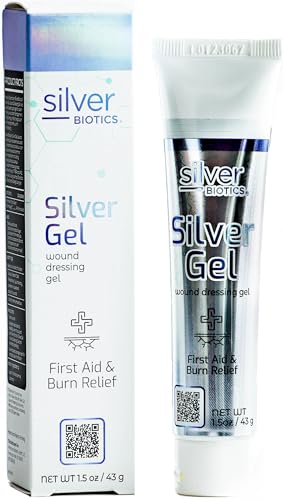 Silver Biotics 24 PPM Silver Wound Healing Gel | Layer of Protection for Cuts, Irritations, and Burns | 1.5 oz
