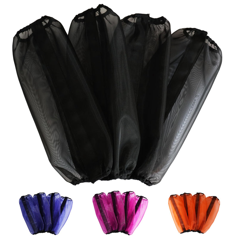 Horse Leggings Fine Mesh Horse Fly Boots Breathable Horse Boots Leg Wraps (Set of 4) Universal Size Provide Protection for Your Horse Against Horsefly Black - BeesActive Australia
