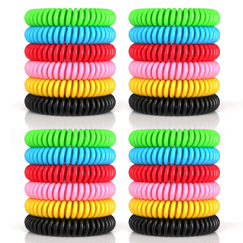 50 Pack Mosquito Repellent Bracelets, DEET-Free Mosquito Bands for Adults and Kids, Individually Wrapped Repellent Wristbands for Outdoor Camping Fishing Traveling - BeesActive Australia