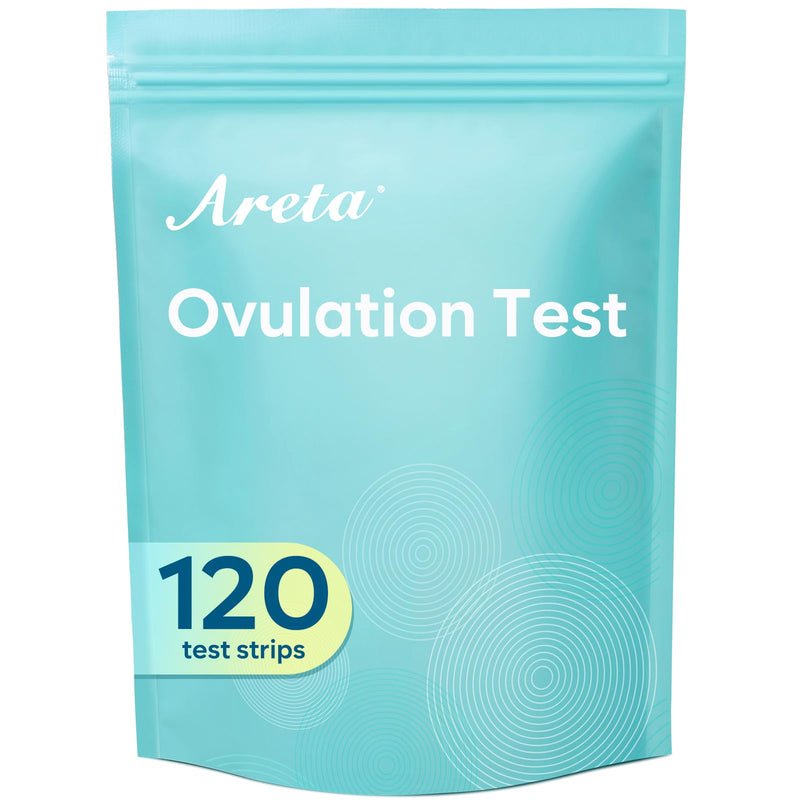 Areta 120 Ovulation Test Strips Kit: Accurate & Reliable for Women | Fast & Convenient Fertility Tracking | High Accuracy Ovulation Test Kit, Blue LH 120 - BeesActive Australia