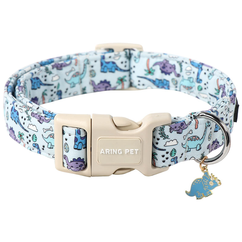 ARING PET Dinosaur Dog Collar-Cute Dog Collar for Small Dogs, Adjustable Dinosaur Print Pet Collars Puppy Collar for Small Medium Large Dogs - BeesActive Australia