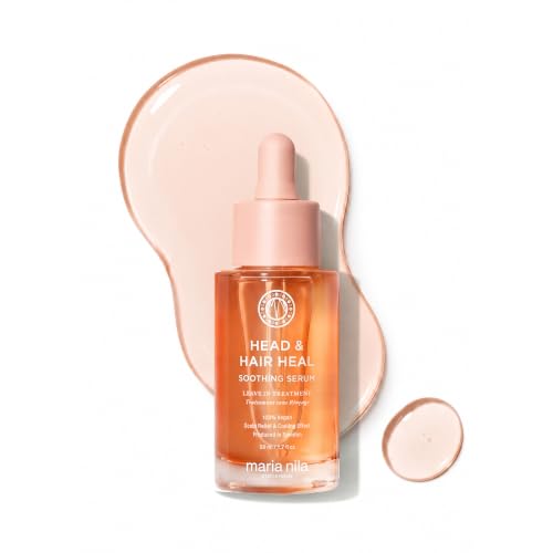 Maria Nila Head & Hair Heal, Soothing Serum, Leave in Treatment for For Dry/Itchy Scalp, Soothing Hyaluronic acid & Aloe Vera, Peppermint extract for Cooling Effect, 1.7 Fl Oz Soothing Serum 1.7 Fl Oz