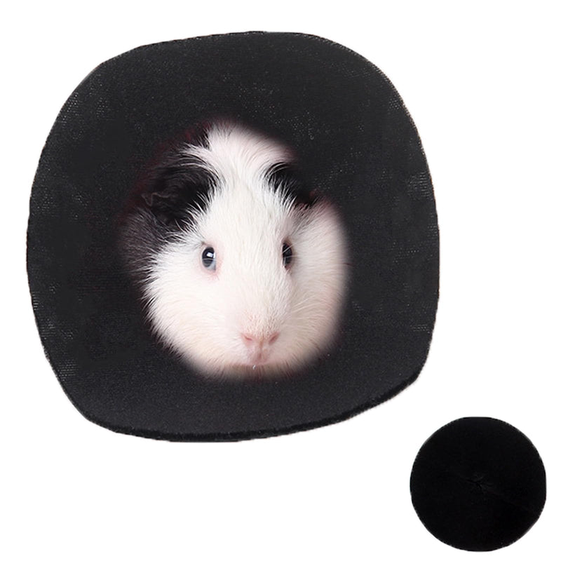 Hamster Recovery Collar Protection Cone After Surgery, Small Animals Adjustable Protection Collar for Rat Bird Rabbit Guinea Pig, Anti-Lick Anti-bite Pet Elizabeth Collar (Black, L) Black - BeesActive Australia