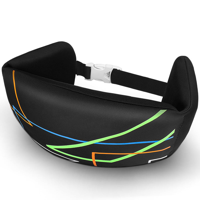 Blueweenly Swim Belt for Adults Swim Floating Belt with Adjustable Pool Weights for Water Exercise Training Equipment for Adults Water Aerobic Equipment Black Large - BeesActive Australia