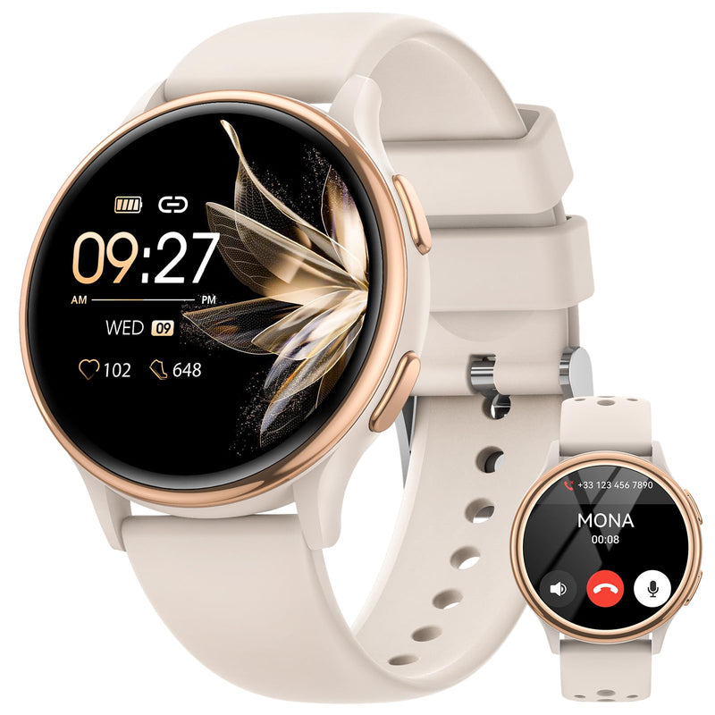 Smart Watches for Women Gifts (Answer/Make Calls) for Android Phones iPhone Compatible, 2024 Christmas Birthday Gifts for Women Men 7/24 Fitness Watches for Women Fitness Tracker for Womens, Pedometer - BeesActive Australia
