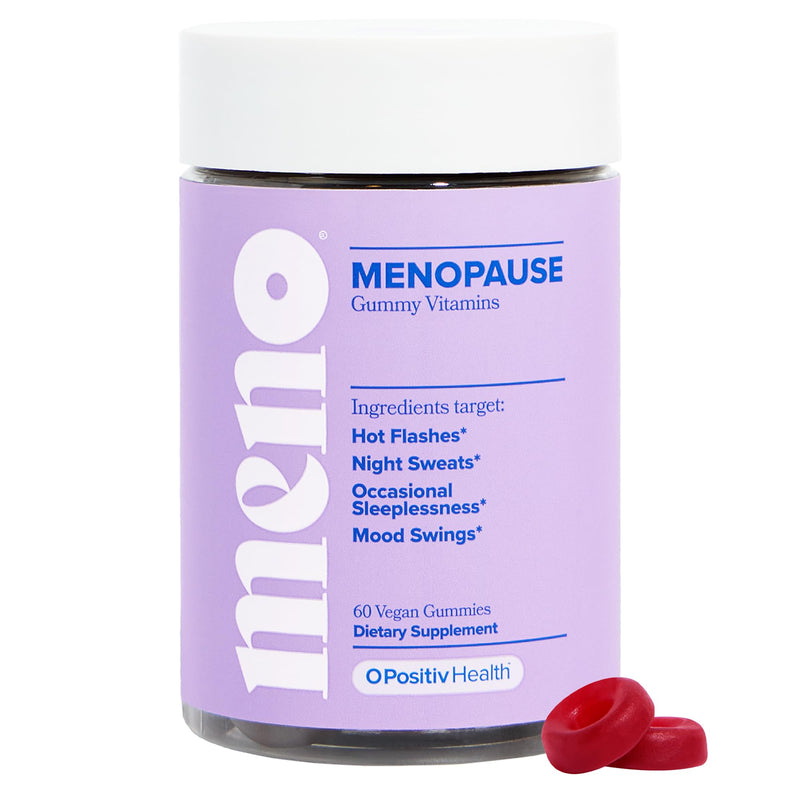 MENO Menopause Gummies - Hot Flashes & Night Sweats – 30-Day Supply Menopause Gummies (Pack of 1)