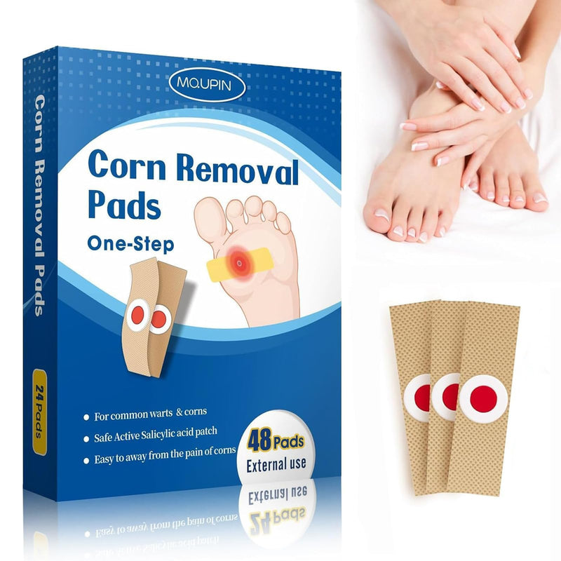 48 Count Corn Removal Pads for Feet and Toe, Corn Feet Remover for Extra Strength, Callous Remover - BeesActive Australia