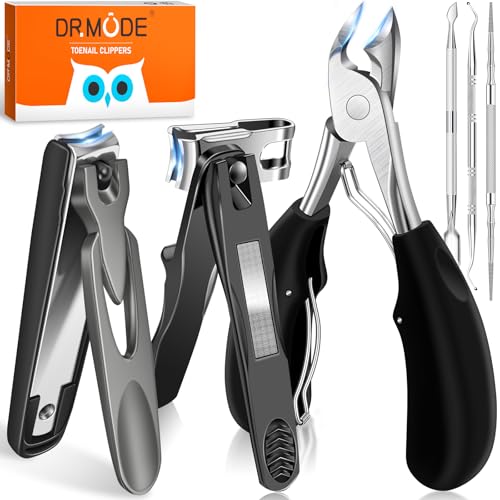 Toenail Clippers for Men Seniors Thick Ingrown Toenails 6PCS Professional