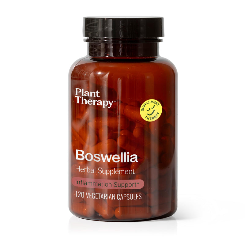 Plant Therapy Boswellia Herbal Supplement Capsules, Supports Joint Flexibility and Comfort, Soothes Discomfort, Promotes Clear, Healthy Skin, 120 Vegetarian Capsules - BeesActive Australia