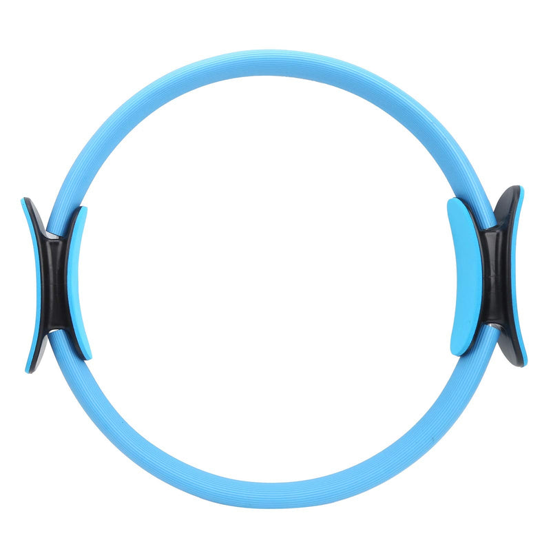 Drfeify Yoga Ring,Portable Plastic Exercise Ring Pilates Circle Ring for Home Gym Fitness (Blue)
