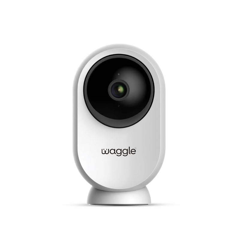 Waggle RV Mini Wi-Fi AI Pet Camera, 1080p HD, Pan & Tilt, Motion Alerts, 2-Way Audio, Night Vision, Pet Camera with App Control, Built-in SD Card (128GB) - BeesActive Australia