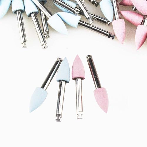 30pcs Rubber Composite Polishing Burs Kit Resin 2.35mm Shank