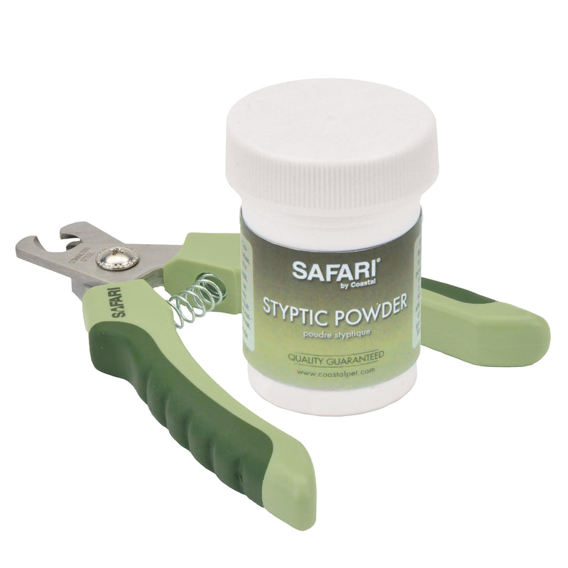 Coastal Pet Safari Professional Dog Nail Trimmer & Coastal Pet Safari Pet Styptic Powder - Dog Nail Clippers for Grooming & Blood Clotting Powder for Pet and Dog First Aid Kit and Grooming - Bundle - PawsPlanet Australia