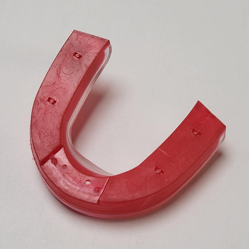 NG+ Mouthguard - Increase Strength + Stamina - Reduce G-Forces - Speak Clearly - Breathe Easier - Patented Lower Teeth Design (Red) Red - BeesActive Australia