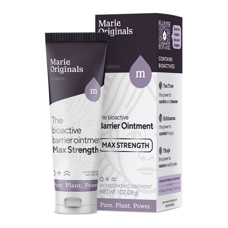 Marie Originals Bioactive Barrier Ointment | Plant-Powered Formula - Rapid Relief for Jock Itch, Ringworm, Anti-Itch, Skin, & Nail Fungus - Fast Recovery Solution -1oz - BeesActive Australia