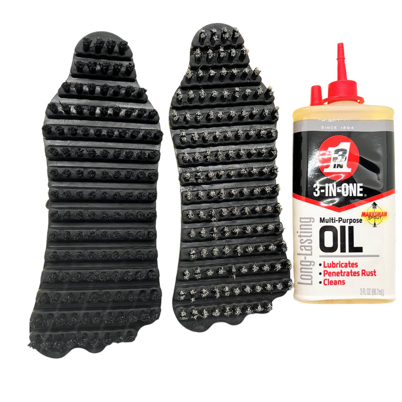 Premium Barbell Care Kit Nylon & Steel Brush Kit