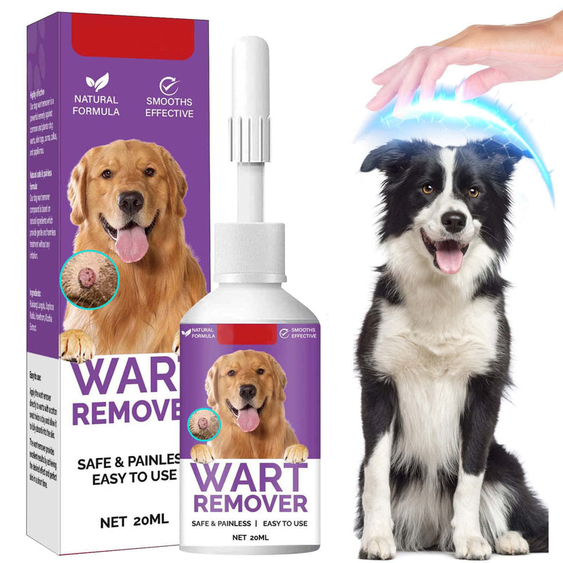 Dog Wart Remover Liquid - Dog Skin Tag Remover & Wart Removal Treatment Repaidly Eliminate Skin Tag & Warts Remover for Dogs 20ml (Pack of 1) - BeesActive Australia