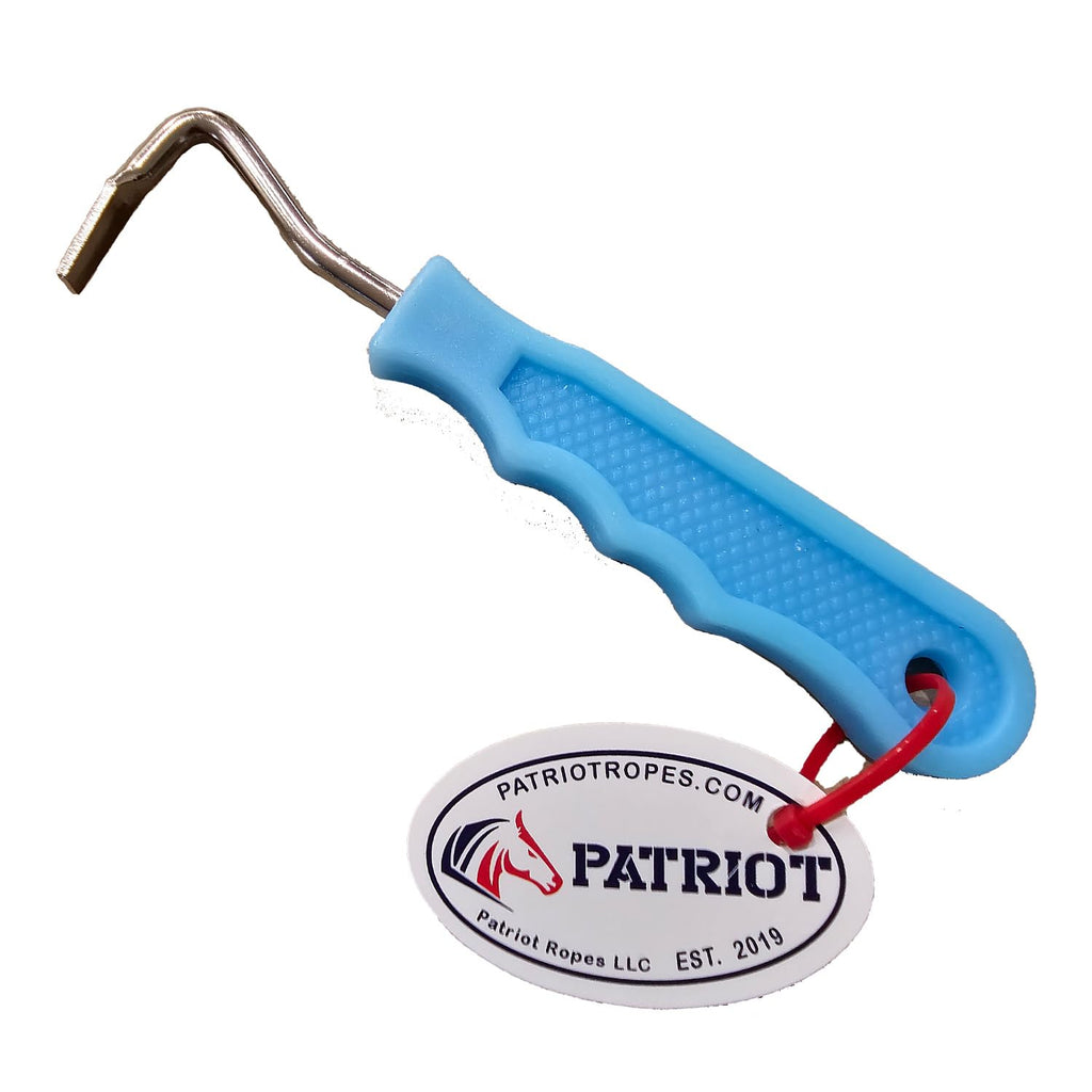 Patriot Horse Hoof Pick Blue Handle