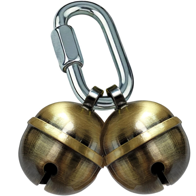 2 Extra Loud Dog and Cat Bells, Copper Collar Bell with Quick Link for Pet Tracking - BeesActive Australia