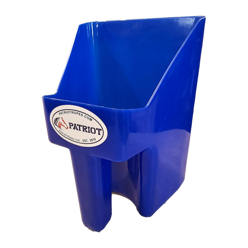Patriot 3 Quart Feed Scoop for Livestock, Hand Protection, Blue, Black - BeesActive Australia