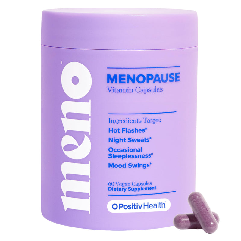 MENO Menopause – Relieve Hot Flashes & Night Sweats – 60-Day Supply Menopause Vitamins (Pack of 1)