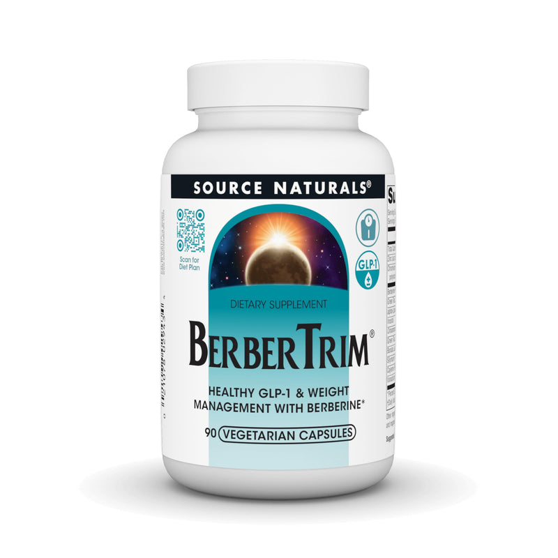 Source Naturals BerberTrim, 90 Vegetarian Capsules | Berberine Complex for Weight Management*