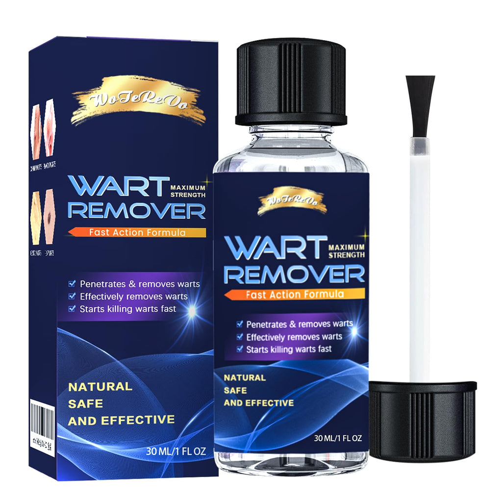 Wart Remover,Fast Action Liquid Wart Gel Maximum Strength,Salicylic Acid,Wart Liquid Freeze Off Designed for Warts,Smoothes Skin Gentle Fast Acting Gel Wart Removal.