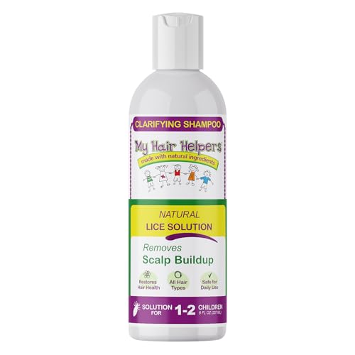 My Hair Helpers Clarifying Shampoo for Lice, Unscented, 8 Ounces
