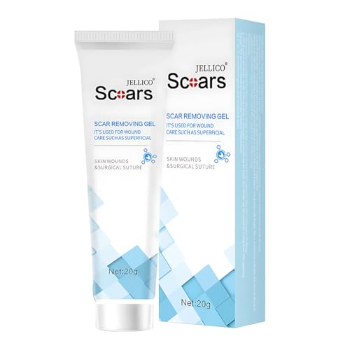 Advanced Scar Gel for Surgical Scars, Face, Body, Legs, Burns, Acne, C-Section, Stretch Marks, Keloids - Effective Scar Removal for Men and Women, Suitable for Old & New Scars (100% New -1 Bottle) 100% New -1 Bottle