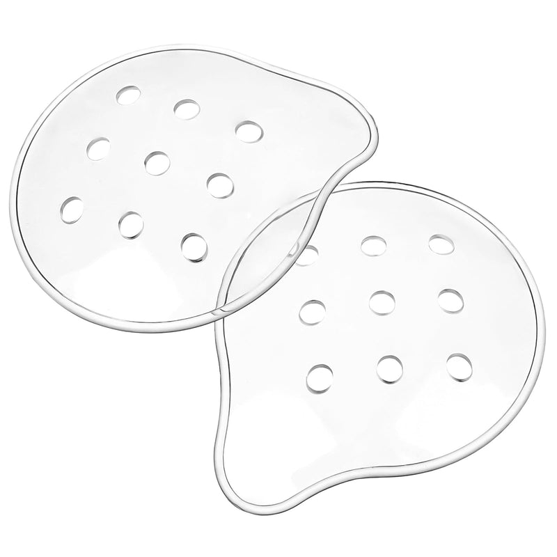 9-Hole Plastic Eye Patch, 2 Pcs Clear Eye Patches Breathable Ventilated Eye Covering After Surgerys Eye Protection for Cataract Recovery Cover 1 Count (Pack of 2) - BeesActive Australia