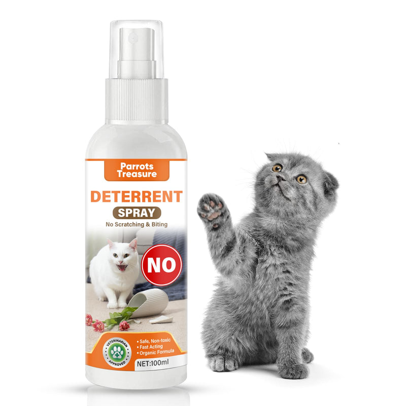 Cat Deterrent Spray, Effective Cat Repellent Spray for Furniture Floor Sofa Protector, Anti-Scratch Spray for Dogs & Cats Indoor or Outdoor Use 100ml - BeesActive Australia