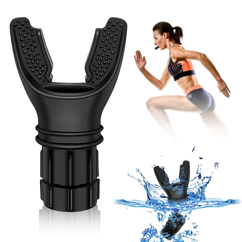 Portable Muscle Trainer, Exercise Trainer with Resistance Adjustable, Exercise Device with Variable Settings, Easy to Clean and Use, Present for Exerciser, Black/Clear - BeesActive Australia