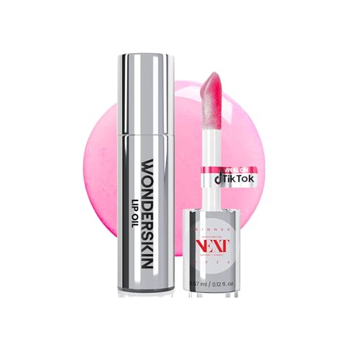 Wonderskin Lip Oil Rehab Serum - Tinted Lip Oil, Hydrating Lip Serum Kissed
