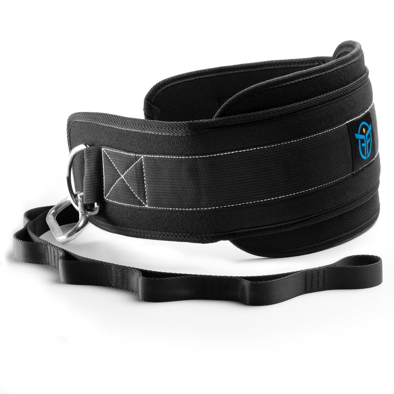 ERIC FLAG - Dip Belt with Adjustable Chain or Rope for Weightlifting, Calisthenics, Crossfit, Up to 660lbs of Load - Heavy Duty Weight Belt for Pull-ups and Dips, Adapted to Every Morphology With Rope