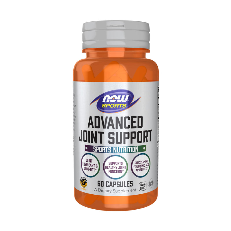 NOW Sports Nutrition, Advanced Joint Support, Glucosamine, Hyaluronic Acid, ApresFlex, 60 Capsules - BeesActive Australia