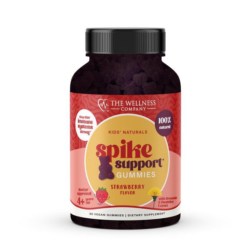 Kids Naturals Spike Support Gummies – Year-Round Wellness with Vitamin C, D & Zinc | 60ct (1 Month Supply) 60 Count (Pack of 1)