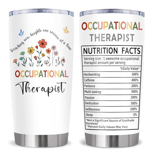 Occupational Therapy Gifts, OT Gifts for Women Tumbler 20oz Occupational therapy