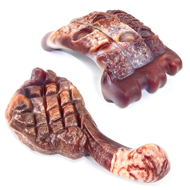 Dog Chew Toys for Aggressive Chewers：2 Pack Indestructible Dog Toy for Large Breed- Tough Nylon Teething Bone Toy to Keep Them Busy Medium - BeesActive Australia