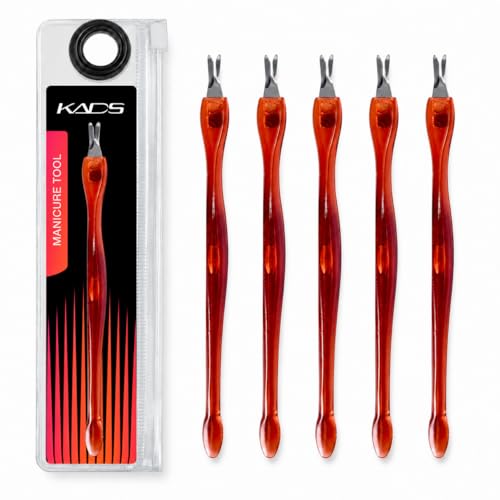 KADS 5Pcs Professional Cuticle Trimmer Cuticle Pusher Cuticle Knife Remover Dead Skin Practical Nail Art Tools