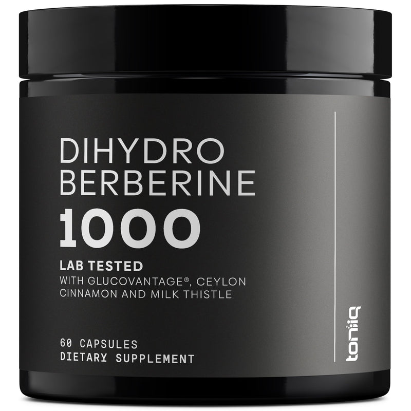 Dihydroberberine Supplement - Ultra High Potency 1,000mg Formula with GlucoVantage, 10:1 Ceylon Cinnamon & 50:1 Milk Thistle - Third-Party Lab Tested 60 Count (Pack of 1) - BeesActive Australia