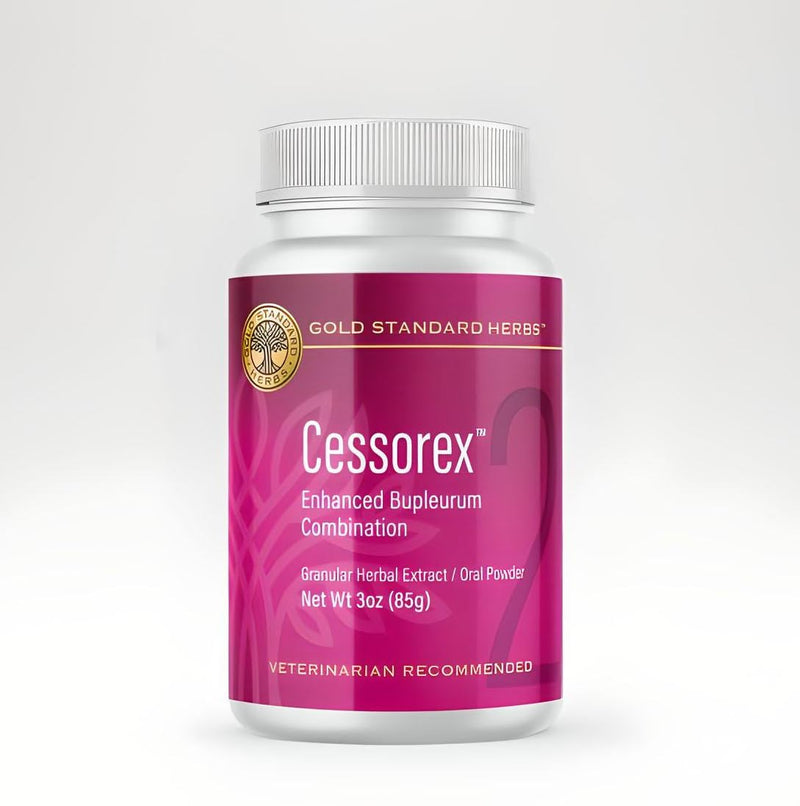 Cessorex Allergy Relief and Skin Immune Function Support for Dogs by Gold Standard Herbs, All Natural Bupleurum Combination, 85 gram powder, White - PawsPlanet Australia